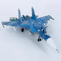 1/100 Scale Russian SU-33 Fighter Alloy Aircraft Model SU33 Finished Simulation Decoration Collection Glue Free Collection 1