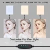 LED Video Lights Conference Photography Lighting Selfie Light Photo Studio Lamp With Tripod for Shoot Live Streaming TikTok Zoom 5