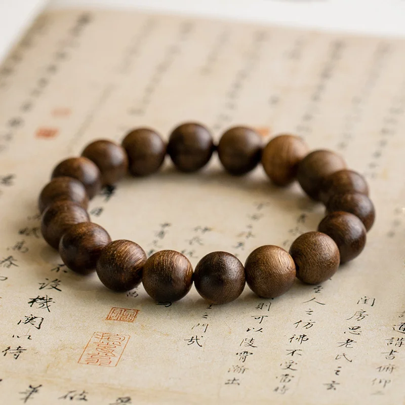 Cypress Wood Heart Sutra Bracelet – 京都あさひ屋－Kyoto Asahiya