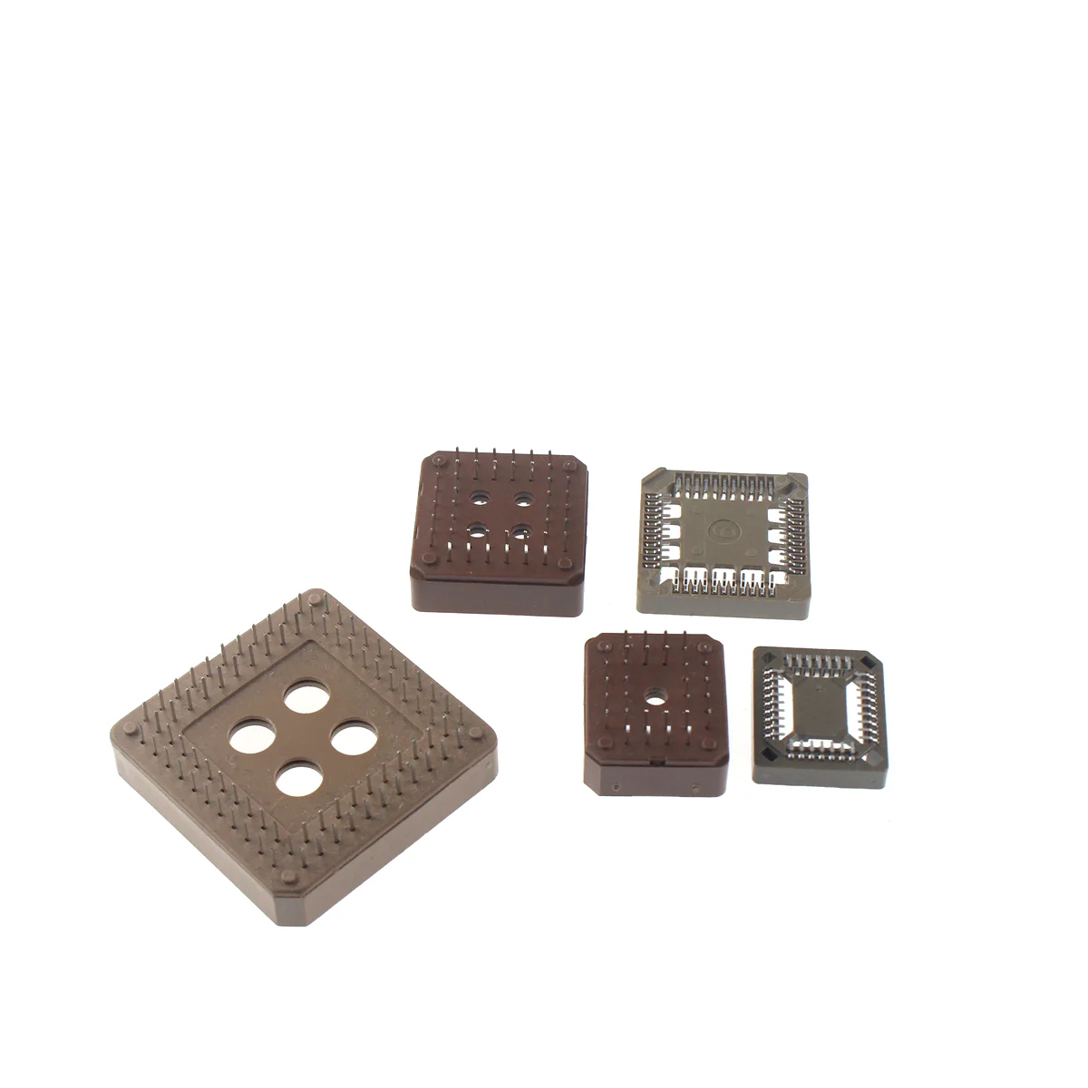 5 Adattatori PLCC44 Per Socket IC - Convertitore SMD A Montaggio Superficiale, 44 Pin