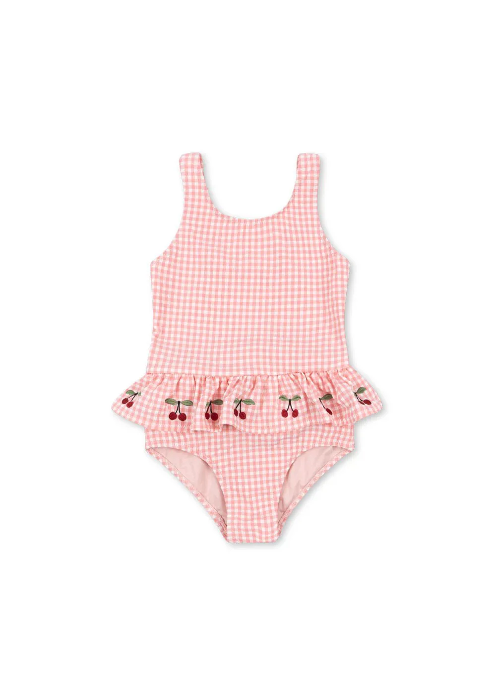 Children's Clothing Cute Girls Swimsuit for Kids Swimwear Printed Cherry Beach Wear Bather Suit Baby Bikinis Sets Sea Side - 4