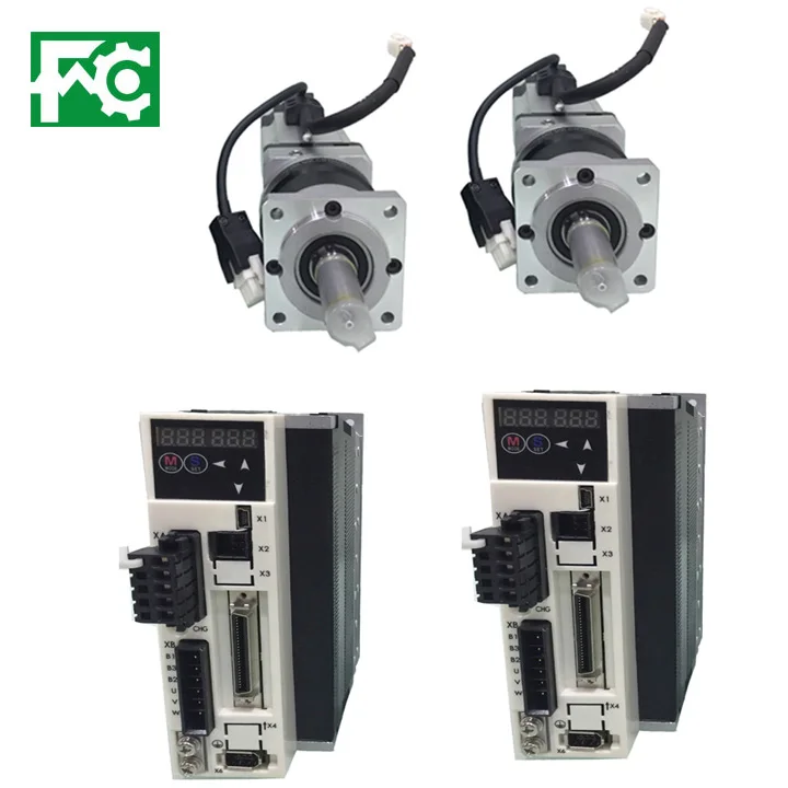 

High precision accuracy 80Flange 100W 220V 380v AC Servo Motor servo drive