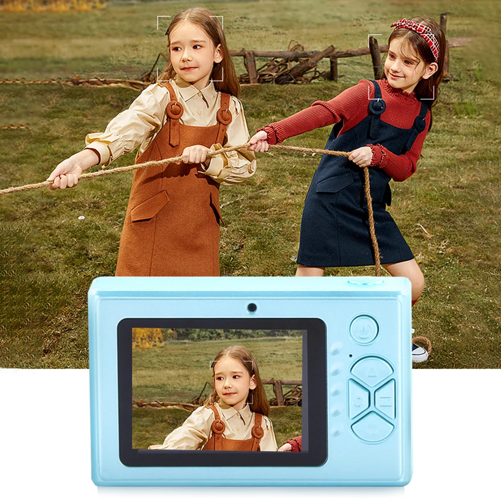 어린이용 디지털 카메라 비디오 녹음기, 1080P IPS, 2.4 인치 스크린, 1000MAH, 크리스마스 생일 선물, 3-12 세 남아 및 여아용, 40MP