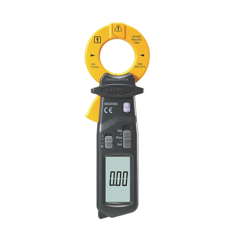 

Mastech MS2006B Digital Clamp Meter Multimeter DC AC Current Voltage Current Tester Voltmeter Ammeter Resistance Capacitor Temp