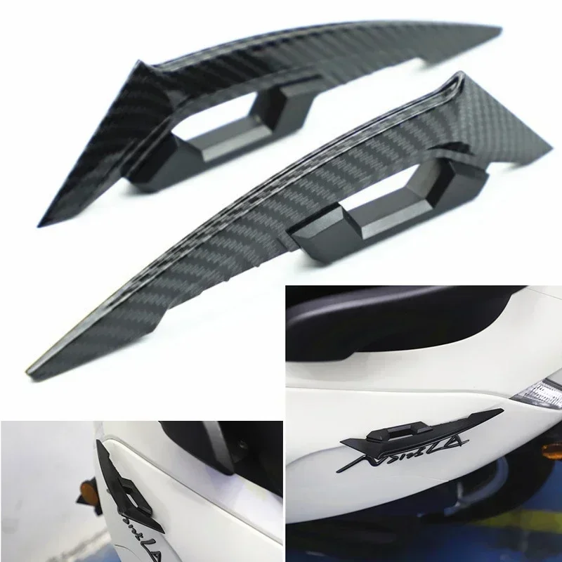 2Pcs Motorcycle Winglets Motorcycle Front Side Spoiler Aerodynamic Wing set Motorcycle Fixed Wind Wing used for 250SR