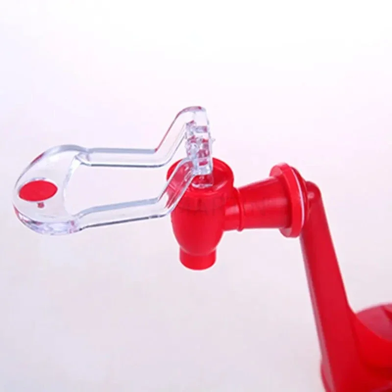 Dispenser placed on a table with other drink accessories