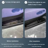 For Xpeng G6 TPE Front Rear Door Handle Organizer Tidying Car Modification Accessories Car Interior Decor Door Side Storage Box 2