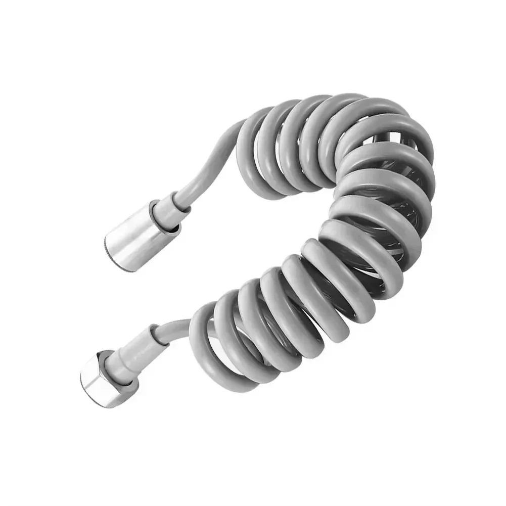 Spring Shower Hose 2m 3m 5m Meters Water Plumbing Hose Plastic Bathroom Water Toilet Bidet Sprayer Telephone Line soft Hoses