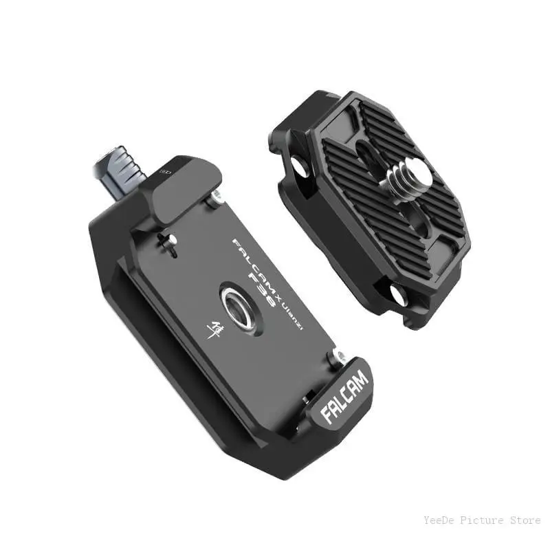 FALCAM F38 DSLR 카메라 퀵 릴리스 플레이트 키트, Arca Swiss 퀵 스위치 클램프, 싱글 단추 릴리스 삼각대 슬라이더 마운트 어댑터