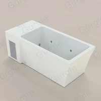 Acrylic cold plunge All In One Cold Plunge Tub High Quality Hot And Cold Tub Recovery Pod Modern Ice Bath With Chiller 2