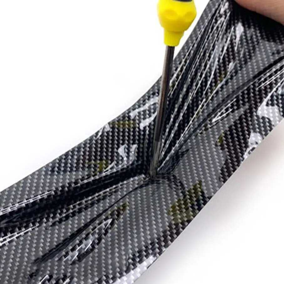 2D 3D 4D 5D 6D Anti Scratch Car Door Sill Sticker Carbon Fiber DIY Paste Protector Strip Auto Side Mirror Protection Tape Film