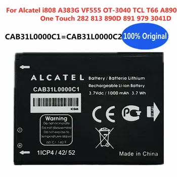 New Replacement CAB31L0000C1 CAB31L0000C2 Battery For Alcatel I808 A383G VF555 OT-3040 TCL T66 One Touch 282 813 890D 891 979