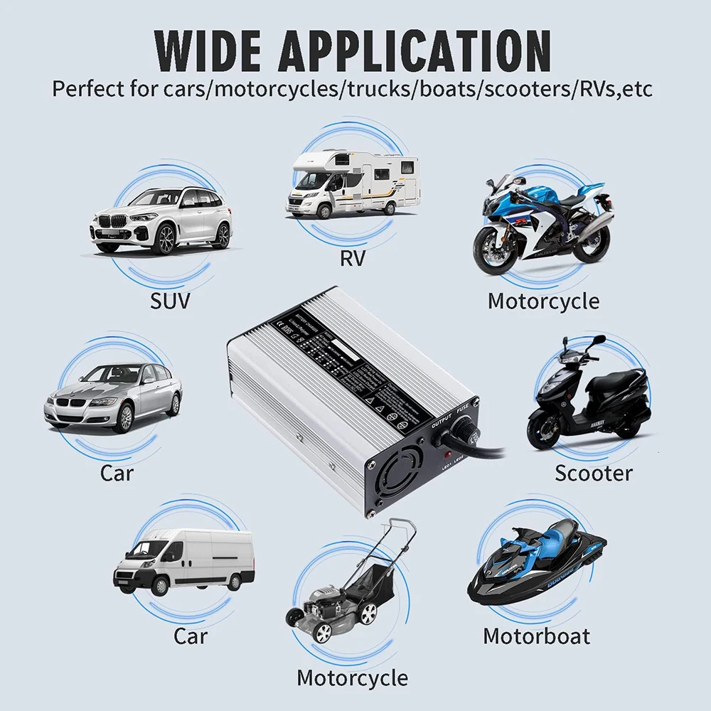 thumbnail image 2 of 58.8V 3A 5A 8A 10A Lithium Battery Charger 52V 14S 20AH 30AH 50AH 54.6v 2 of 10