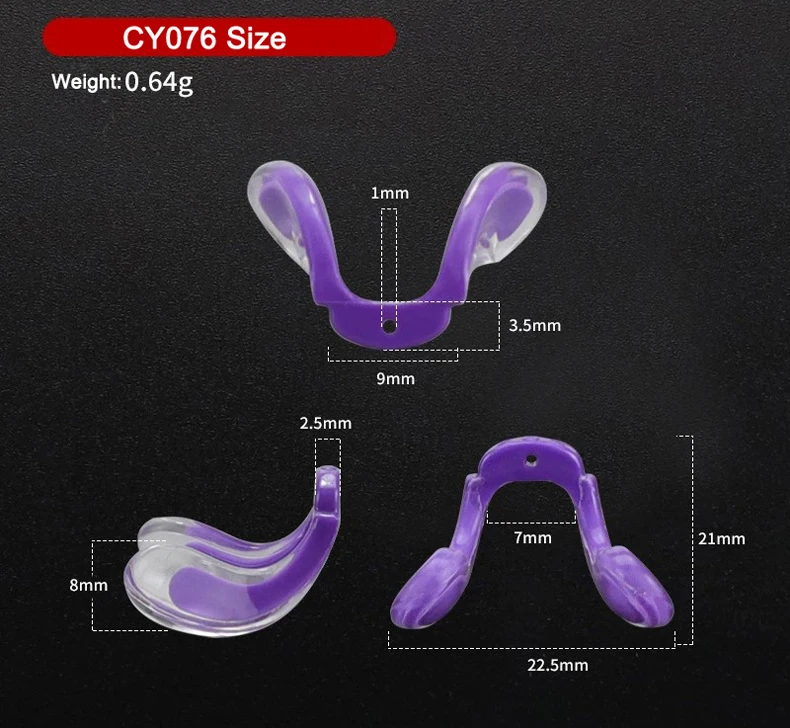 10pcs Colorful Silicone ONE-PIECE Saddle Nose Pad Screw In One Hole Eyeglasses Anti Slip Accesssory CY075 CY076 4