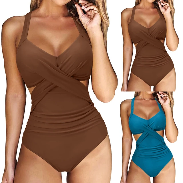 Cupshe Paisley Print Back Tie One-piece Swimsuit For Women Sexy V-neck  Ruffled Monokini Swimwear 2023 Bathing Suit Beachwear - One-piece Suits -  AliExpress