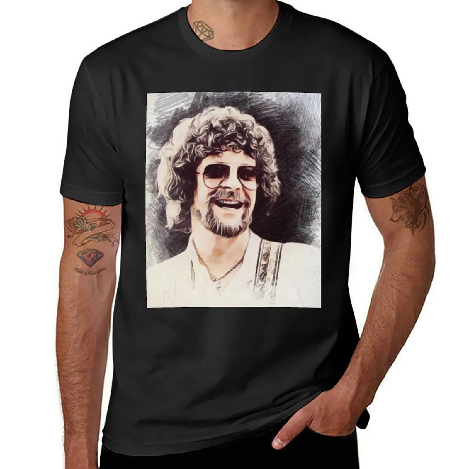 Jeff Lynne, футболка музыкальной легенды для мальчика, великолепные мужские хлопковые футболки