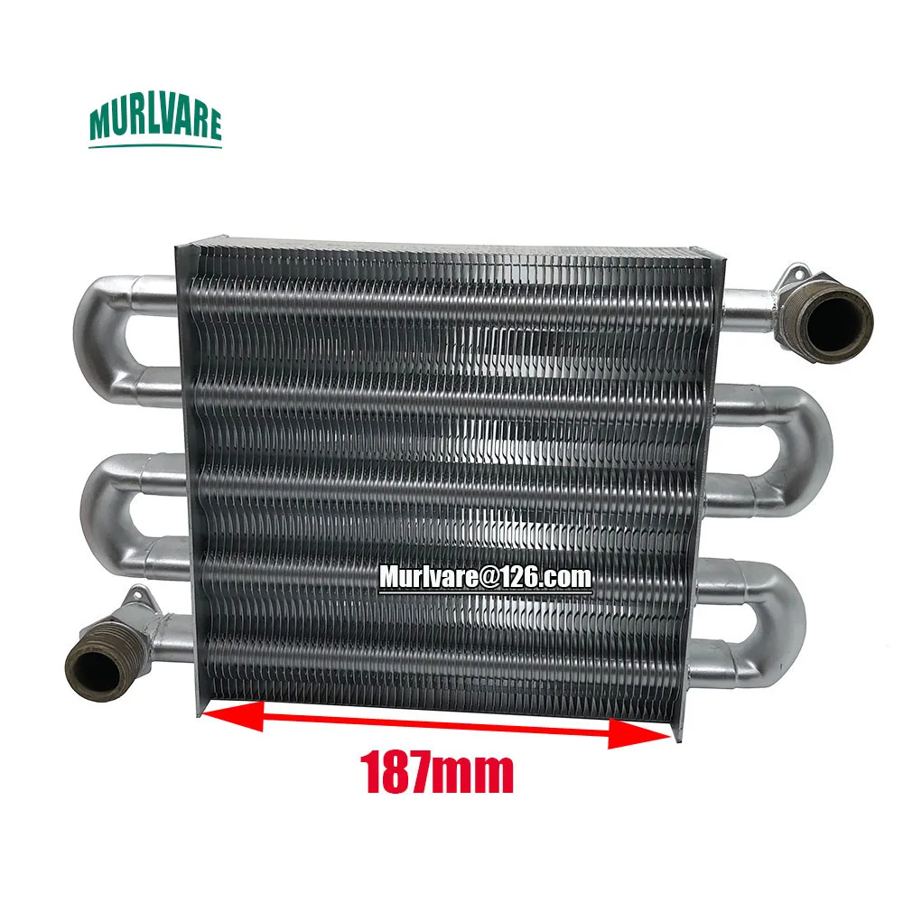 Parti Universali Della Caldaia A Gas Camera Di Combustione Lunghezza 187Mm Scambiatore Di Calore Per Baxi Ferroli Bosch Vaillant Vanward Sostituzione