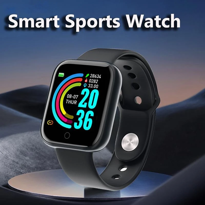 

Multifunctional Smart Watches Women Men Bluetooth Connected Phone Music Fitness Sports Bracelet Sleep Monitor Y68 Smartwatch D20