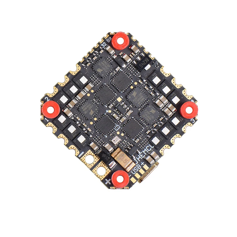 

Контроллер полета JHEMCU GHF745AIO MPU6000 F745 BLHELI32 G071 40A /50A 4in1 ESC 25.5X25.5mm 3-6S для дрона FPV