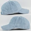 Autumn Winter Baseball Cap Women Artificial Lamb Wool Hats Keep Warm Cap Plush Baseball Caps Spring Baseball Cap Solid Sunshade 3