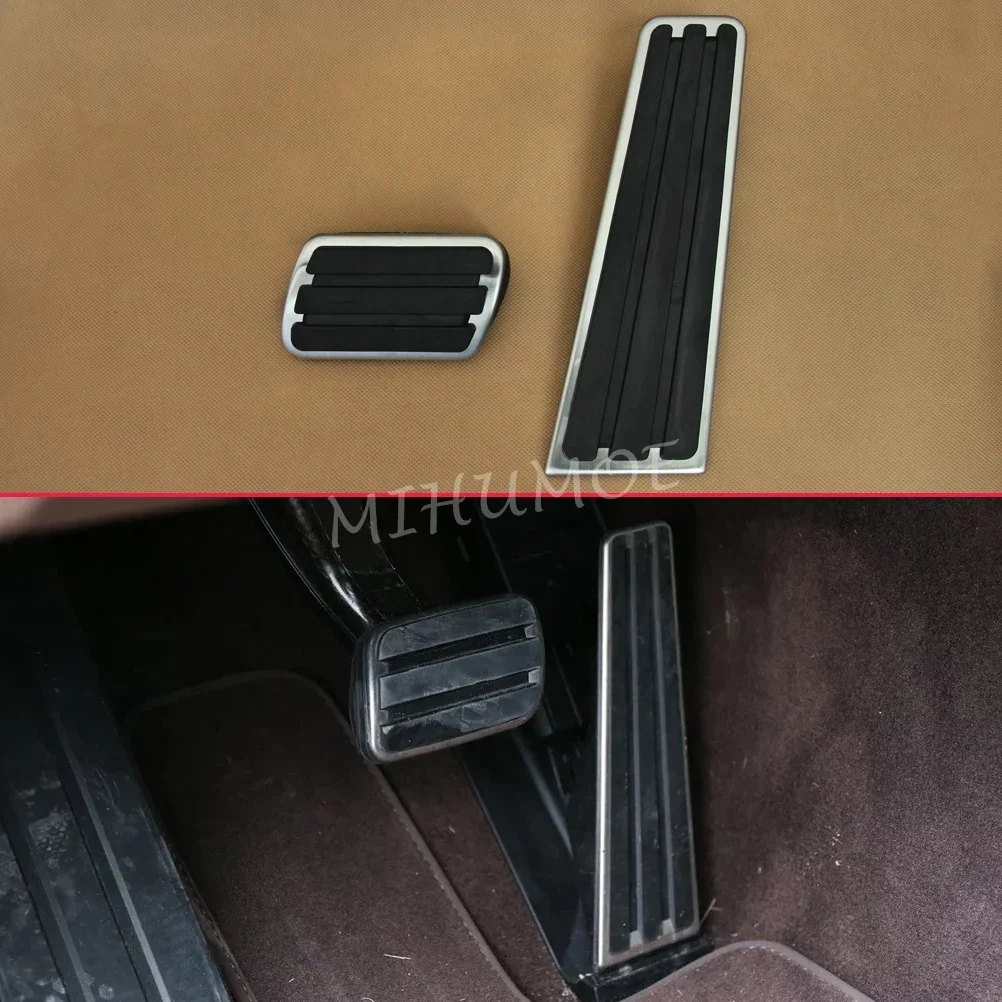 Car Sport Brake AND Gas Pedal Pad Covers Kit for Porsche Panamera 718 Boxster Cayman Taycan 2010-