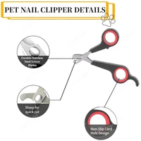Pet Nail Claw Grooming Scissors Clippers for Dog Cat Gerbil Small Animals Newest Rabbit  Home Portable  Pet Products Accessories 2