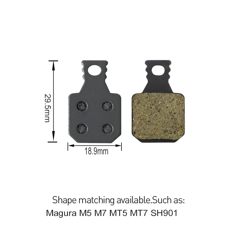 Bicycle Resin Disc Brake Pads For Magura M5 M7 MT5 MT7 SH901 Parts MTB Mountain BIKE Accessories 10pairs
