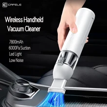 Cafele Professional Handheld Car Vacuum Cleaner Wireless Portable Car Cleaning Machine Smart Large Power Home Vacuum Cleaner For