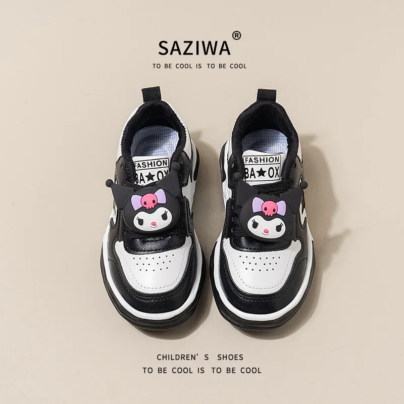 

2023 New Kawaii Kuromi Spring and Autumn Cartoon Cute Soft Sole Versatile Breathable Sports Shoes for Boys and Girls