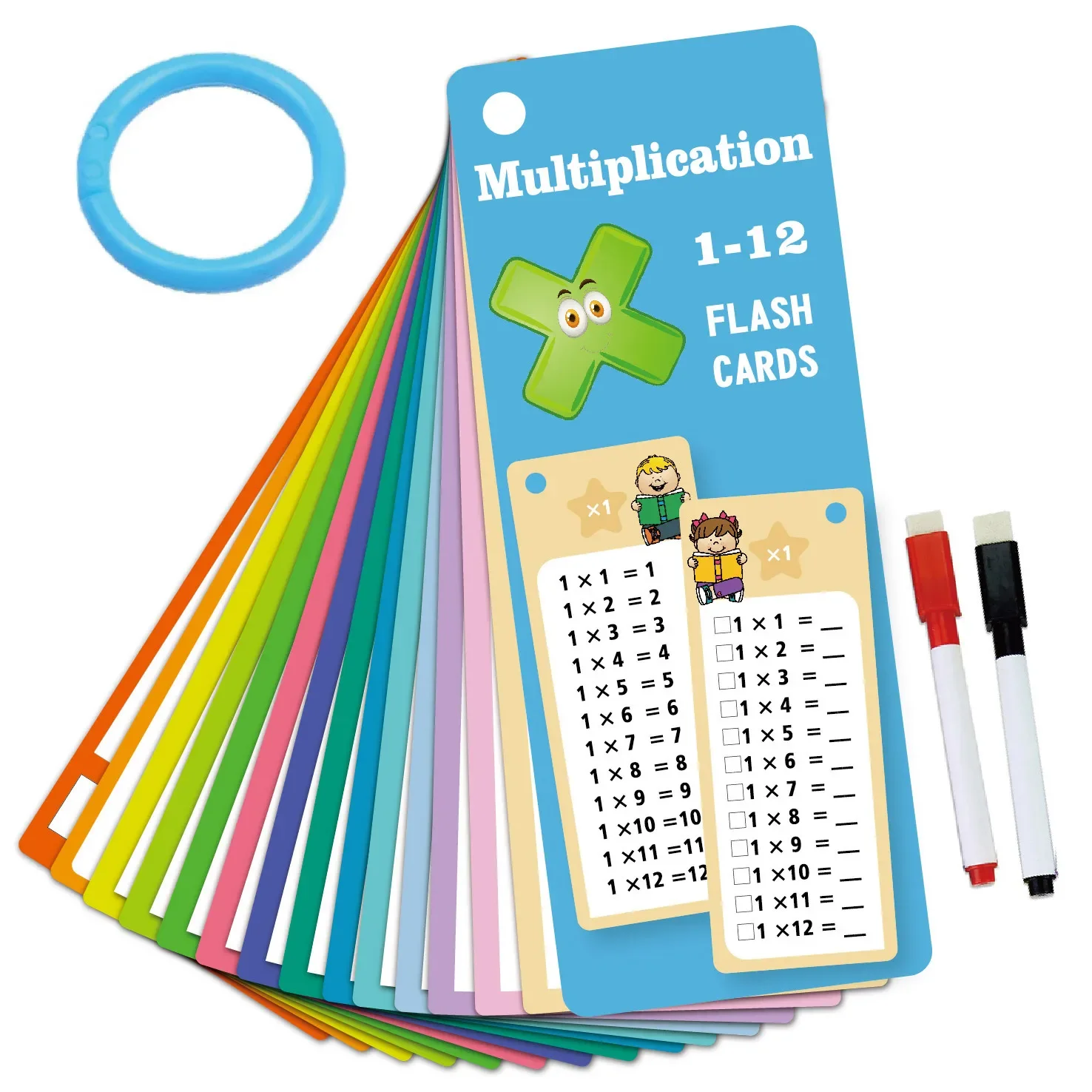 Maths Training Cards Addition Subtraction Multiplication and Division Educational Toys Student Arithmetic Erasable Pen