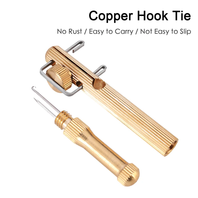 Knot Tying Fly Fishing Fishing Line Hook Knot Tying Tool Fish Hooker Tie  Made With High-strength Copper Rust-Resistant - AliExpress