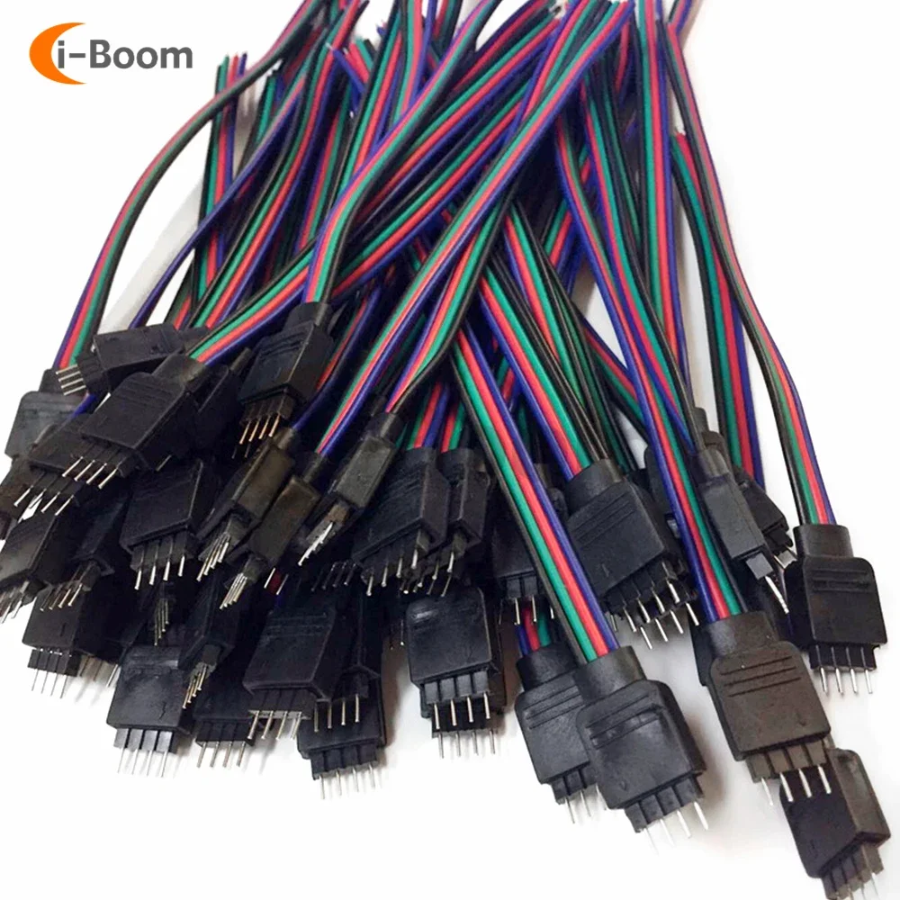 Подключатель 4PIN - шины для светодиодных полосковых ламп 5050 3528 SMD RGBW