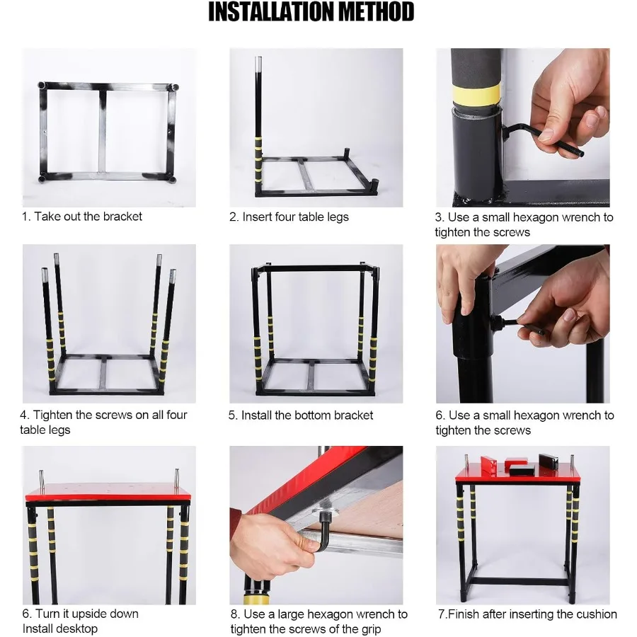 Standard Arm Wrestling Table Fitness Equipment, Steel Structure Material Arm Wrestling Table, Suitable for Home Or Office Entert