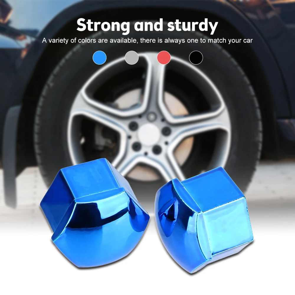 20Pcs 17/19/21mm Car Wheel Nut Caps Protection Covers Caps Anti-Rust Auto Hub Screw Cover Car Tyre Nut Bolt Exterior Decoration wheel nut caps wheel nut covers car accessories bolt nut covers