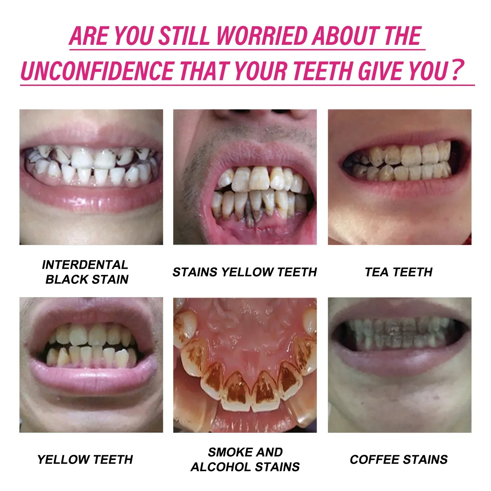 Teeth Whitening Product Teeth Whitening Essence Tooth Powder Teeth Health Product Mint Tooth Whitening Powder Oral Cleaning Yellow Teeth Remove Stain Plaque Fresh Breath Dental Care Hygiene Bleaching Toothpaste