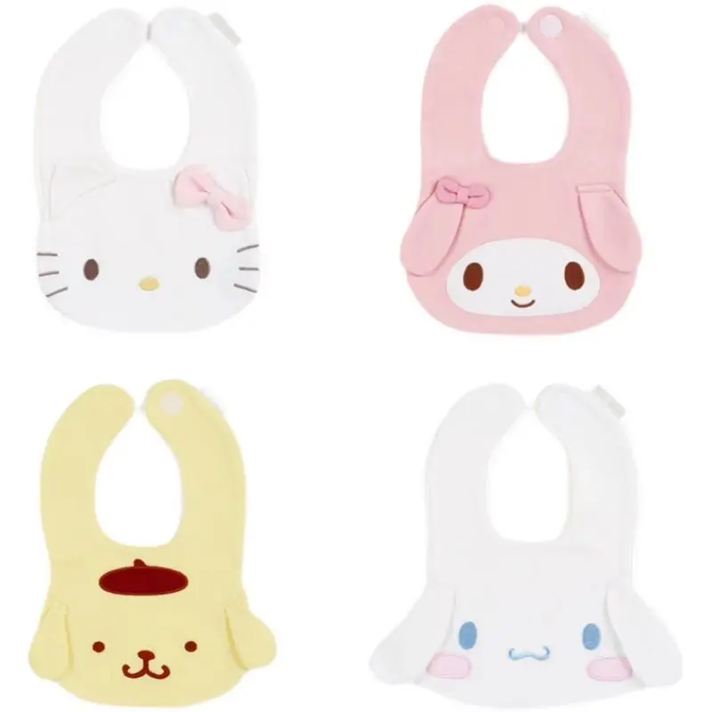 

Sanrio Kuromi Scarf Children My Melody Cinnamoroll Cute Anime Baby Bibs Kawaii Bib Burp Cloth Baby Boys Girls Baby Stuff Gift