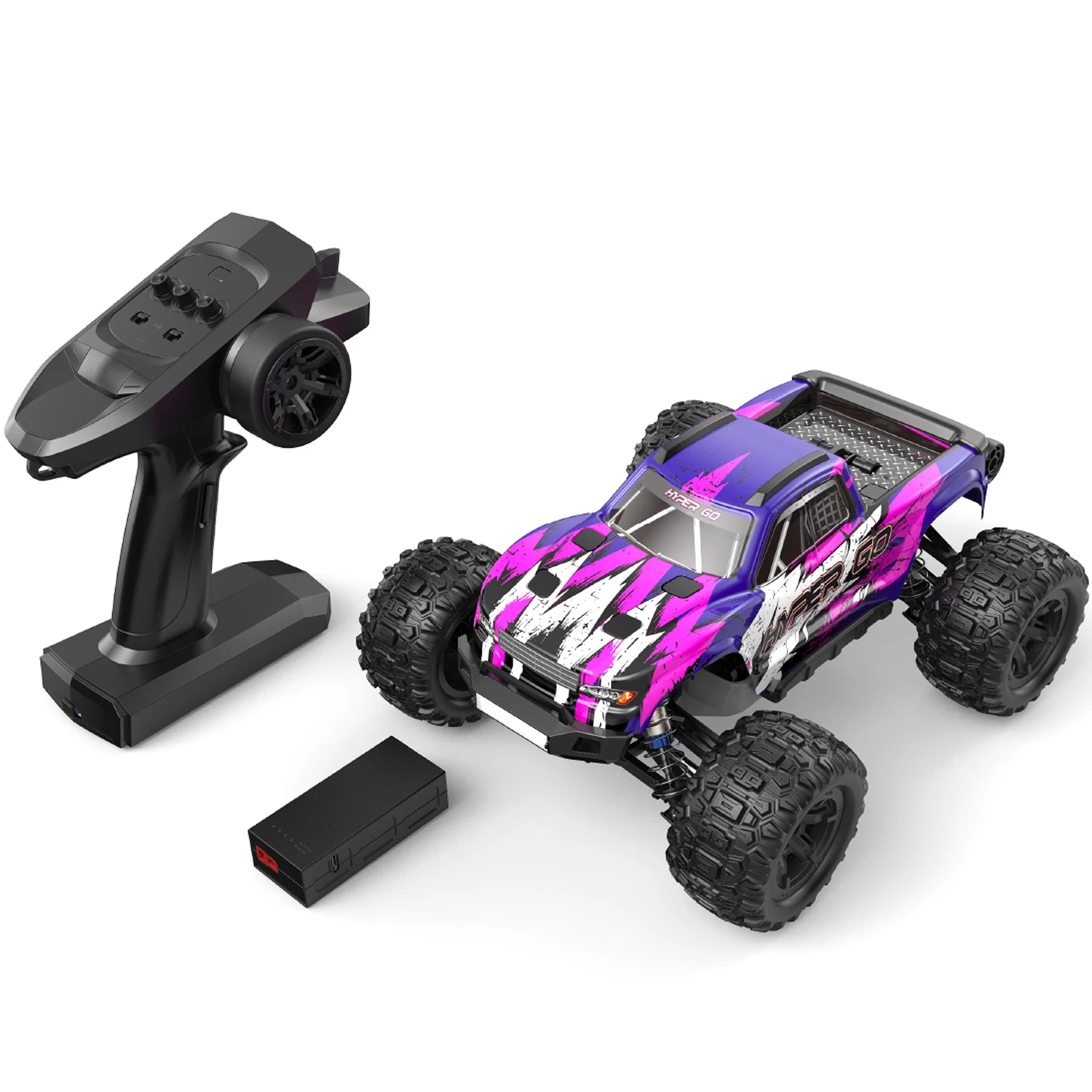 

MJX H16H 1:16 Remote Control High-Speed Car 38KM/H Racing Off-Road Vehicle GPS Bluetooth App Control RC Toy - Red