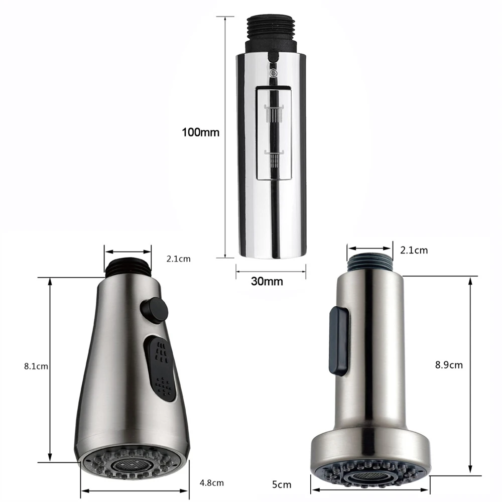 Universal G1/2 Pull-out Type Faucet Nozzle Kitchen Sink Shower Nozzle Sprayer Water Saving Aerator Replacement Tap faucet aerator kitchen faucet sprayer faucet sprayer head kitchen faucet