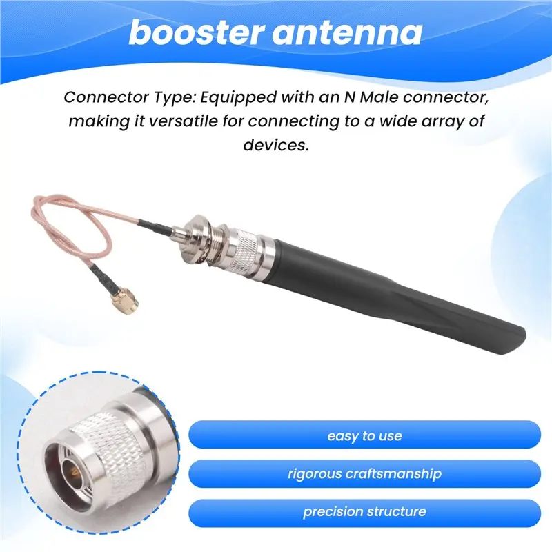 ABT-Long Range 메쉬태스틱 로라 할로우 868Mhz 915Mhz 로라 안테나 5Dbi 옴니 야외용 N 타입 커넥터 802.11Ah 안테나