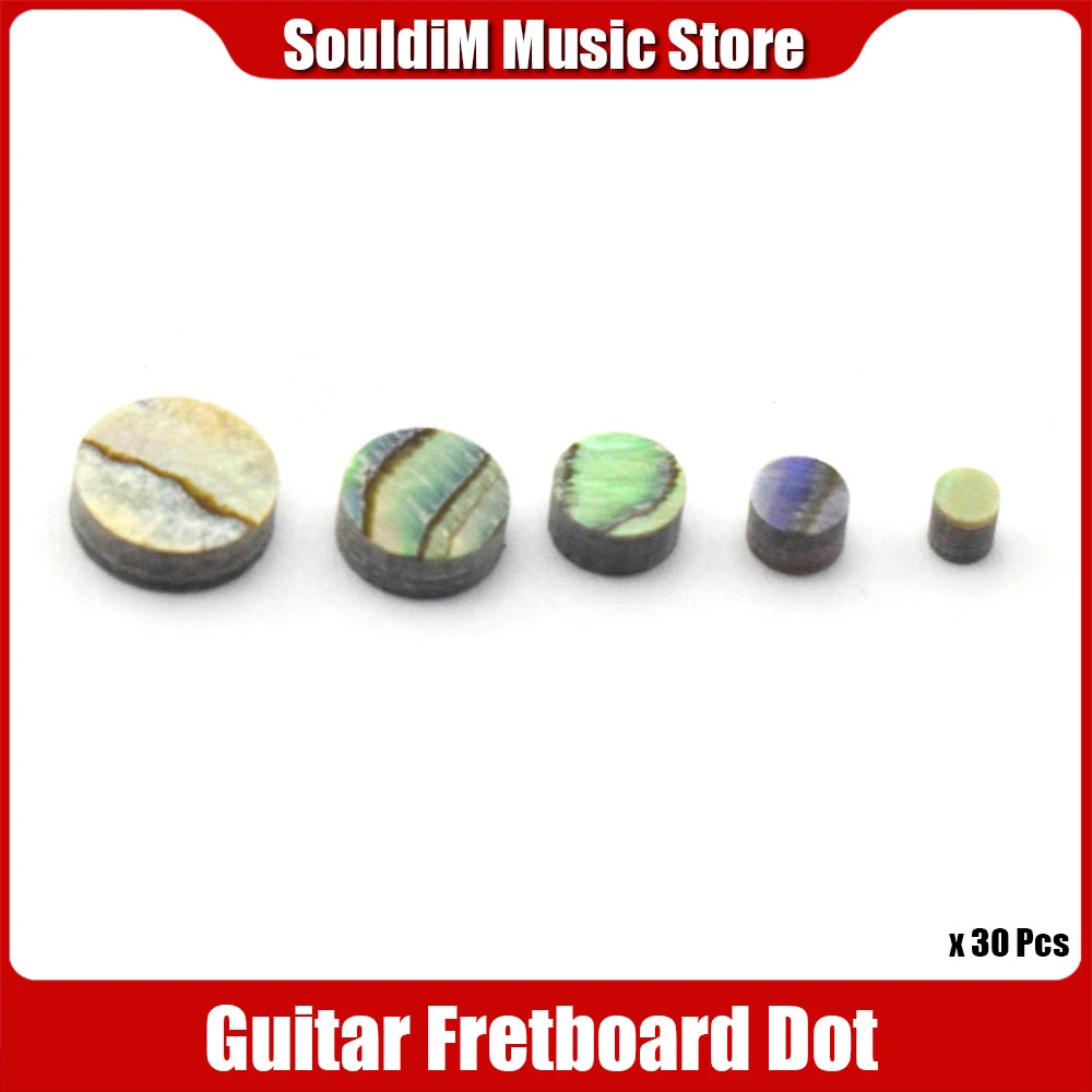 20 Pezzi Marcatori Intarsio Tastiera Chitarra Dot In Madreperla - Foto 8