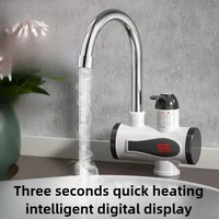 Robinet électrique chauffe-eau affichage de la température chauffe-eau instantané cuisine Machine de chauffage de l'eau sans réservoir 1