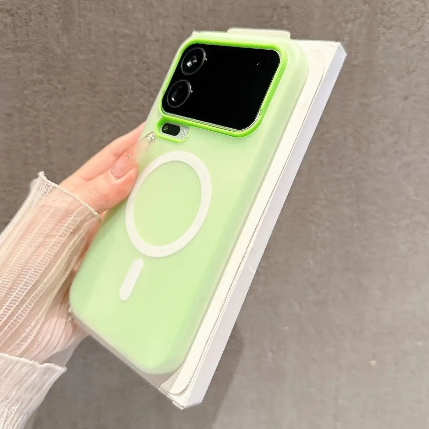 Matte Candy 2-in-1 Magnetic Shockproof Phone Case with Soft Bumper Cover