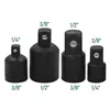 1/4" 3/8" 1/2" Ratchet Wrench Drive Socket Adapter Converter Reducer Air Impact Craftsman Socket Wrench Adapter Hand Tools Set 3