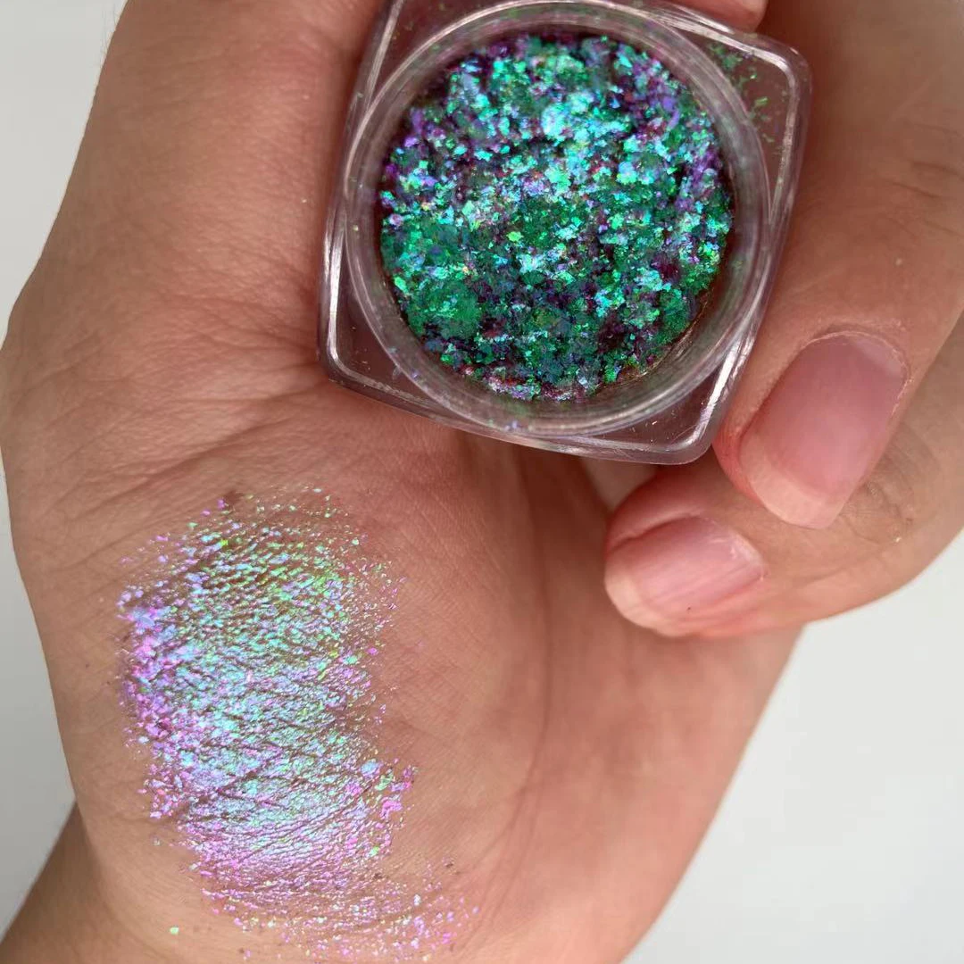 Galaxy Chrome Glitter Purple Powder Chameleon Color Shift Flakes for Cosmetic Makeup Face Nails Resin Crafts Tumblers not gel nail powder,nail glitter,nail flakes,mica powder,ombre spray powder,color shift pigment powder