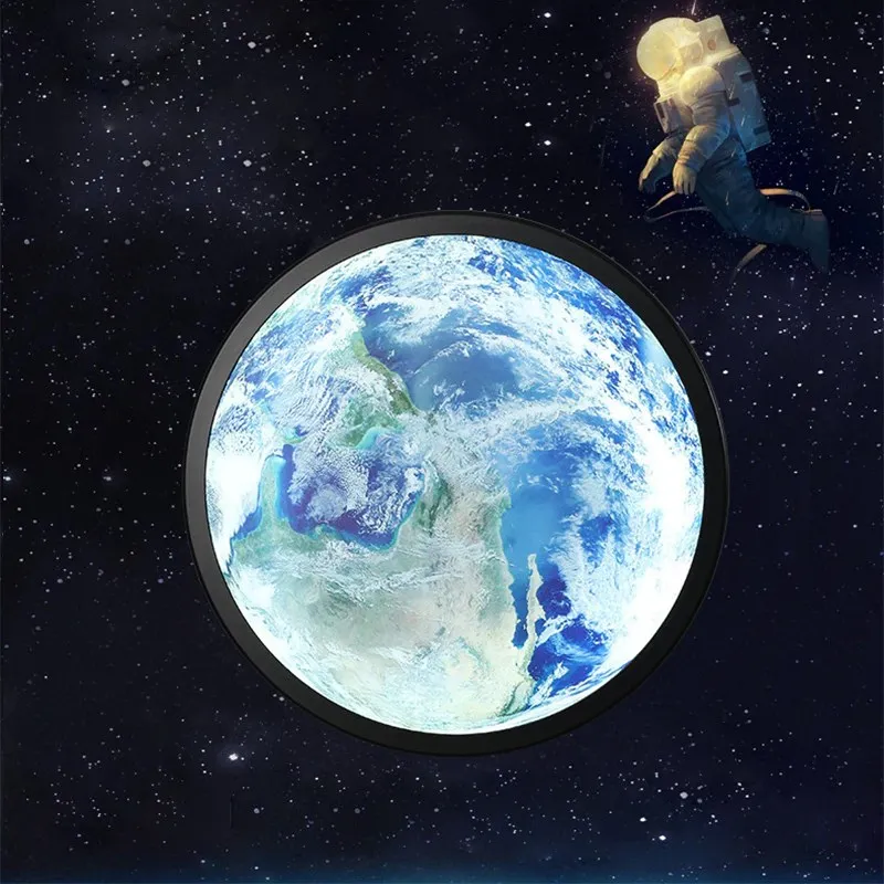 

Modern LED Wall Lamp Earth Moon Room Decor Light For Entryway Aisle Living Room Bedrooms Bedside Home Lights Illumination Lustre