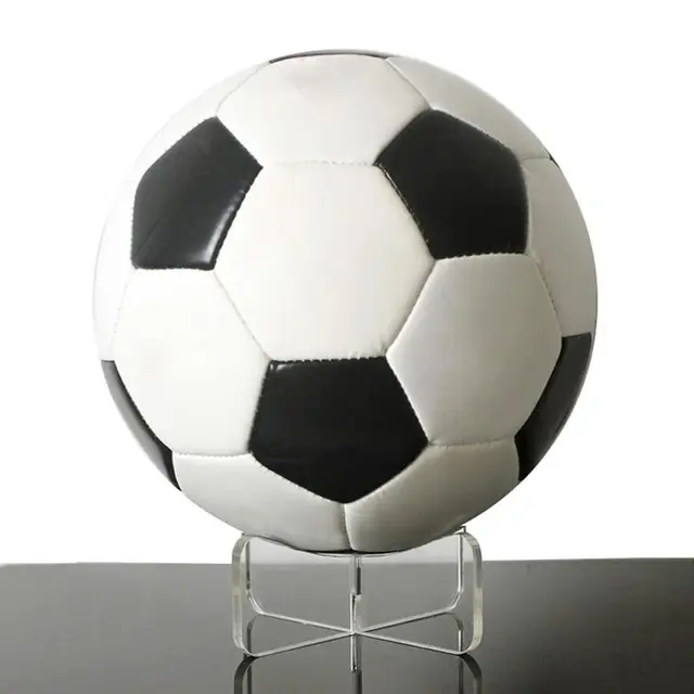 Bowling Display Stand Rugby Basketball Soccer Ball Bracket Holder Transparent Acrylic Rack Support Base for Ball Display Stand 6