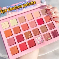 24 Color Eyeshadow Tray Mashed Potatoes Glitter Eyeshadow Pearl Matte Gel Glitter  Make Up  Glitter Eyeshadow 1
