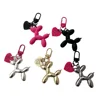 Jelly Balloon Dog Design Keychain for Women, Cute Girls Key Chain, Key Chains Accessories for Car Keys 5