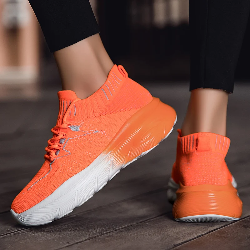Women Sneakers Lightweight Summer Shoes For Women Casual Flats Shoes Plus Size Loafers Anti Slip Tennis Slio On 43