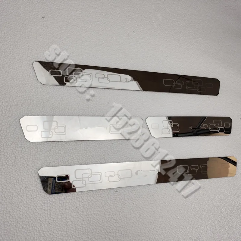 רכב סטיילינג עבור סיטרואן C3 C5 Aircross C4 פיקאסו רכב דלת אדן שפשוף צלחת מגן נירוסטה דוושת בעיטה סטיילינג מדבקה